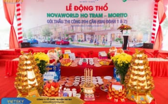 lễ vật cúng động thổ chi tiết